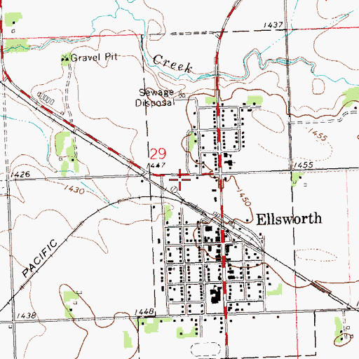 Topographic Map of Parkview Manor, MN
