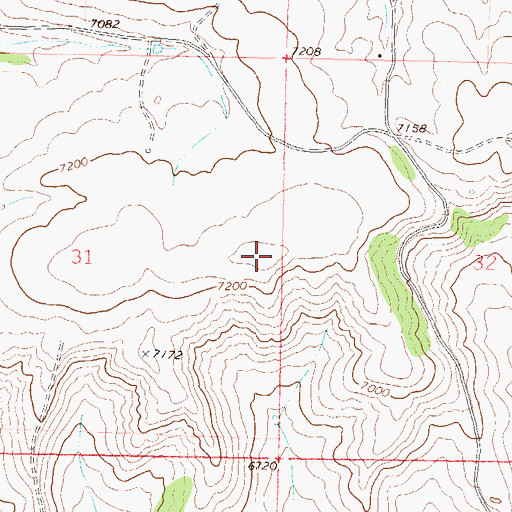 Topographic Map of KKMX-FM (Hayden), CO