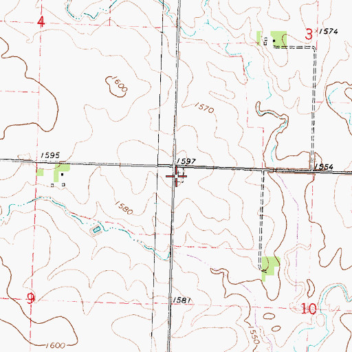 Topographic Map of Norwegian Lutheran Cemetery, MN