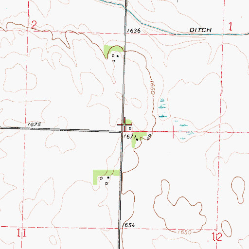 Topographic Map of Lighthouse Alliance Church, MN