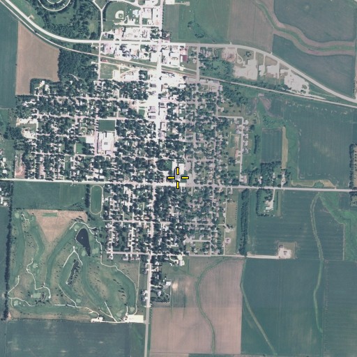 Aerial/Satellite Image of Adrian Elementary School, MN