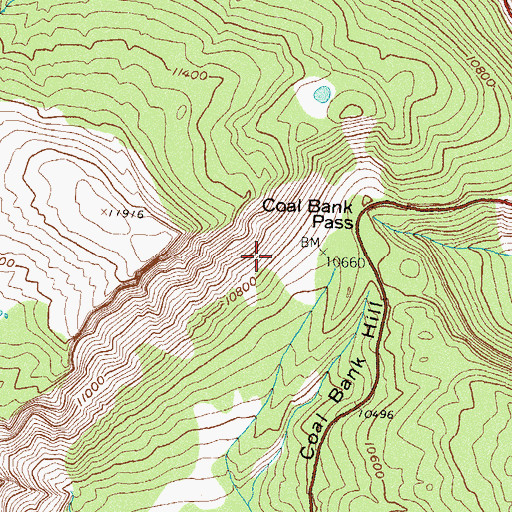 Topographic Map of KDFM-FM (Silverton), CO