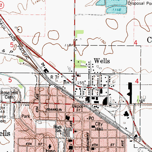 Topographic Map of Christ Redeemer Lutheran Church, MN