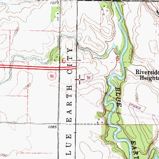 Topographic Map of Minnesota Agriculture Historical Marker, MN