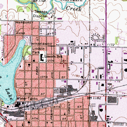 Topographic Map of Kingdom Hall of Jehovah's Witnesses, MN