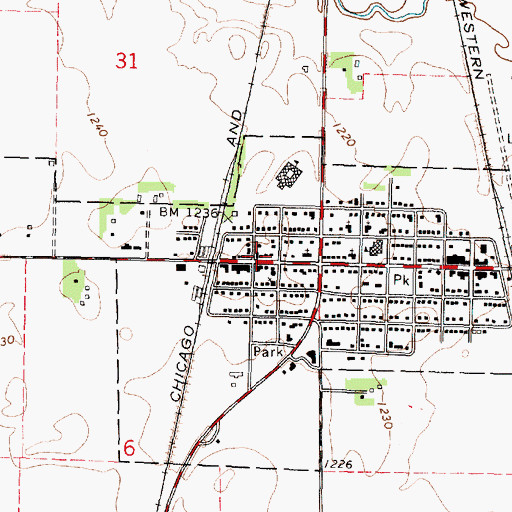 Topographic Map of Trimont Fire Department and Ambulance Service, MN