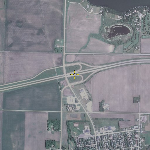 Aerial/Satellite Image of Interchange 87, MN