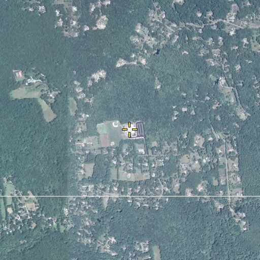 Aerial/Satellite Image of Mendham Township Middle School, NJ