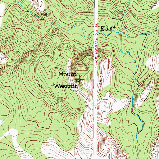 Topographic Map of Mount Wescott, CO