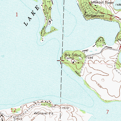 Topographic Map of Stoney Point, MN
