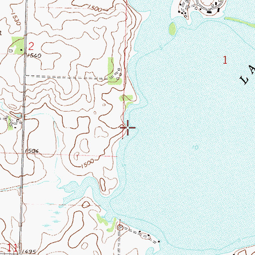 Topographic Map of Blocks Point, MN