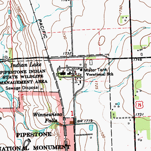 Topographic Map of Good Samaritan Village, MN