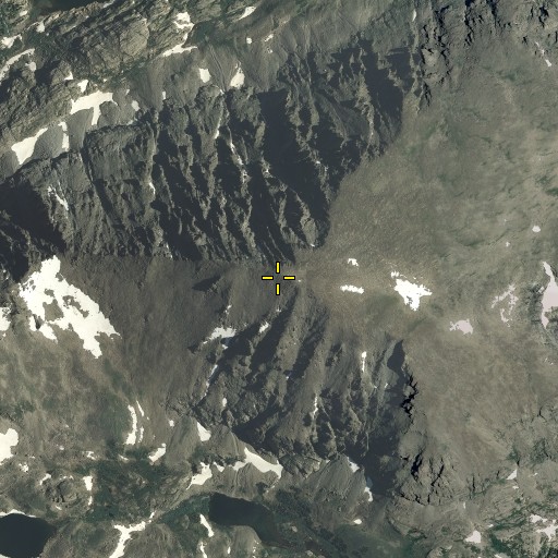 Aerial/Satellite Image of Copeland Mountain, CO