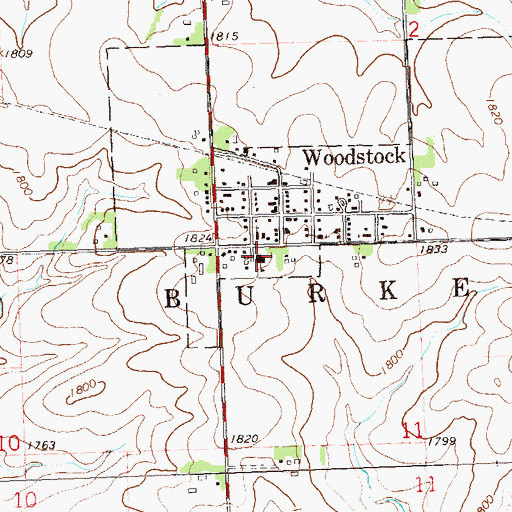 Topographic Map of American Reformed Church, MN