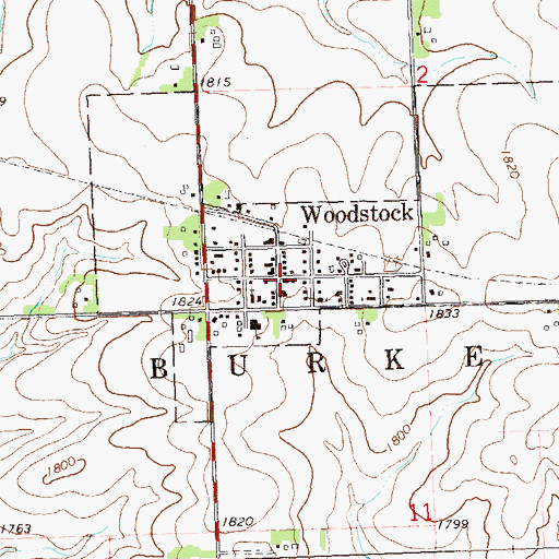 Topographic Map of Church of God the Father, MN