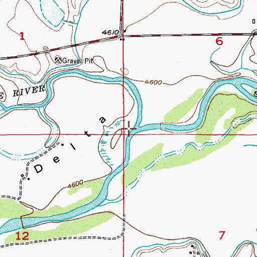 Topographic Map of Cache la Poudre River, CO