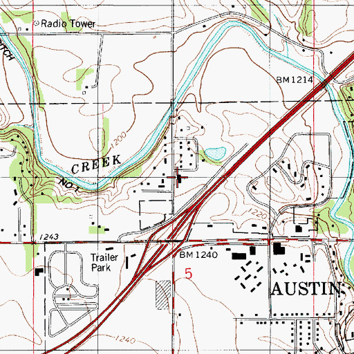 Topographic Map of The Church of Jesus Christ of Latter Day Saints, MN