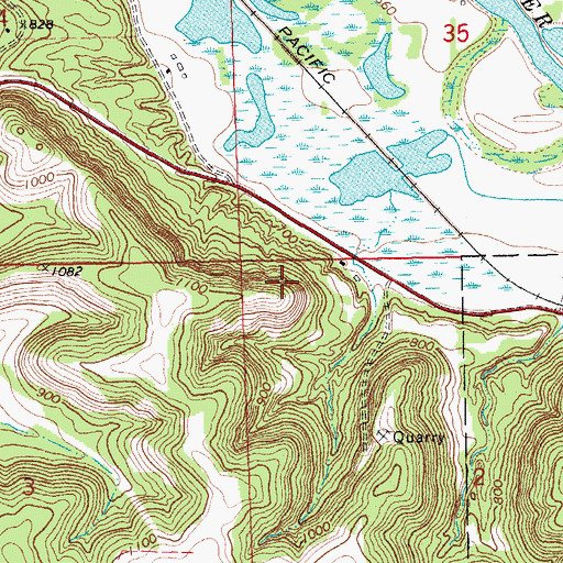Topographic Map of Hargreaves Family Cemetery, MN