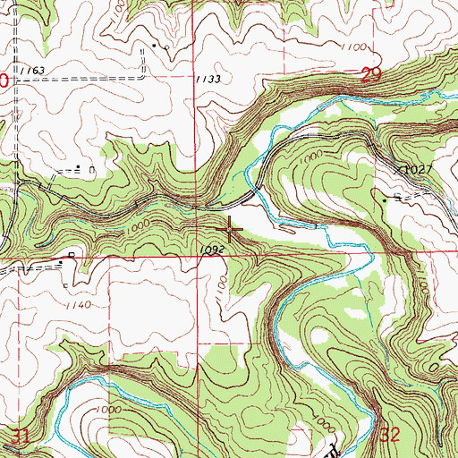 Topographic Map of Supersaw Valley Campground, MN