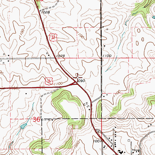 Topographic Map of The Church of Jesus Christ of Latter Day Saints, MN