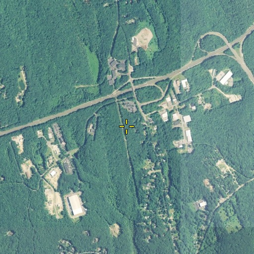 Aerial/Satellite Image of Amon Hill, CT