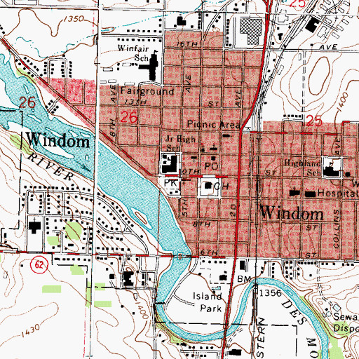 Topographic Map of Episcopal Church of the Good Shepherd, MN