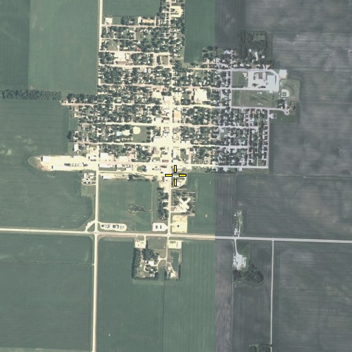 Aerial/Satellite Image of Westbrook (historical), MN