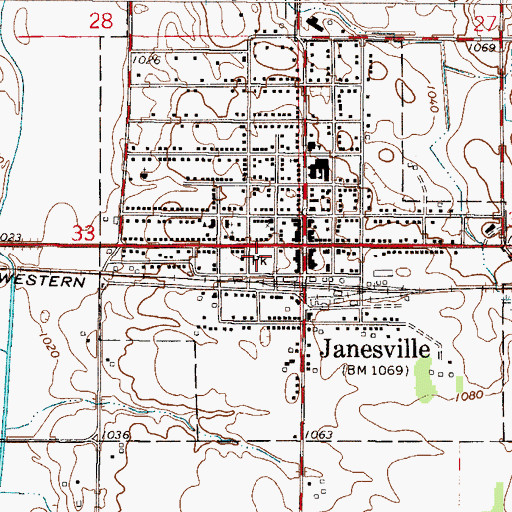 Topographic Map of Veterans Memorial Park, MN