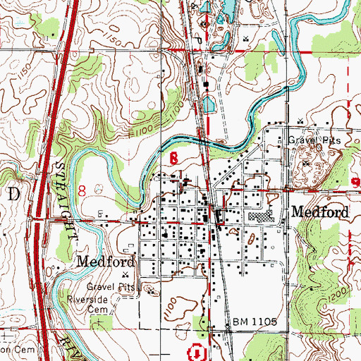Topographic Map of Christ the King Church, MN
