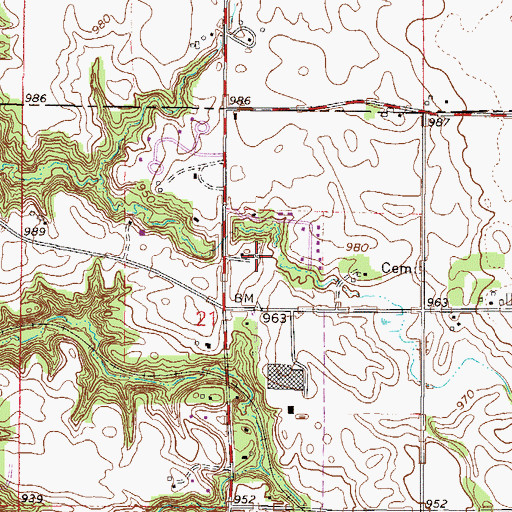 Topographic Map of Wildlife Safari Museum (historical), MN
