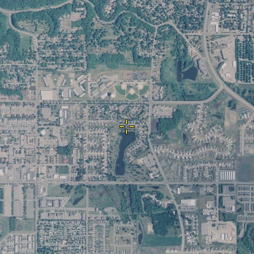 Aerial/Satellite Image of Lions Lake, MN