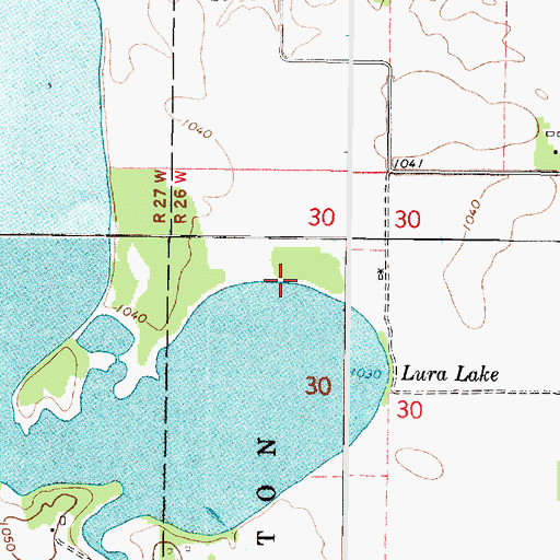 Topographic Map of Daly Park, MN