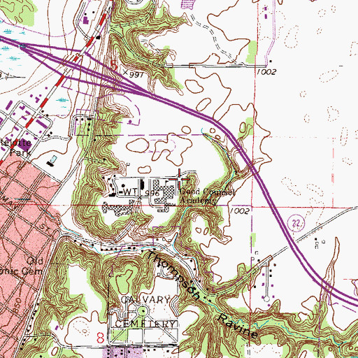 Topographic Map of Good Counsel Cemetery, MN