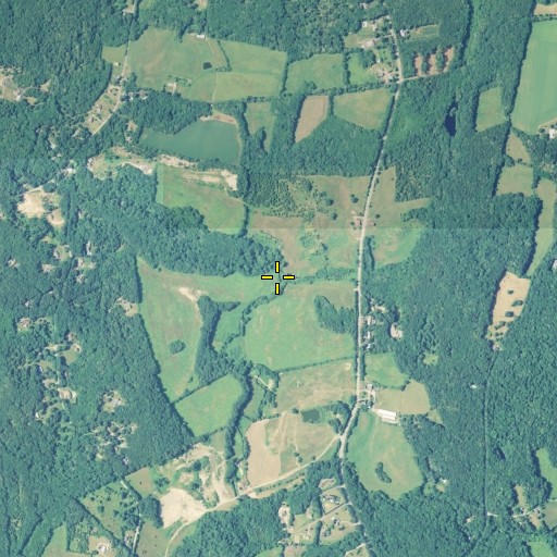 Aerial/Satellite Image of Ayers Brook, CT