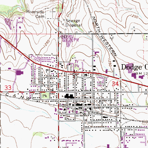 Topographic Map of The Church of Jesus Christ of Latter Day Saints, MN