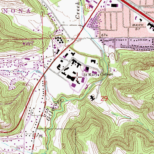 Topographic Map of Jul Gernes Swimming Pool, MN