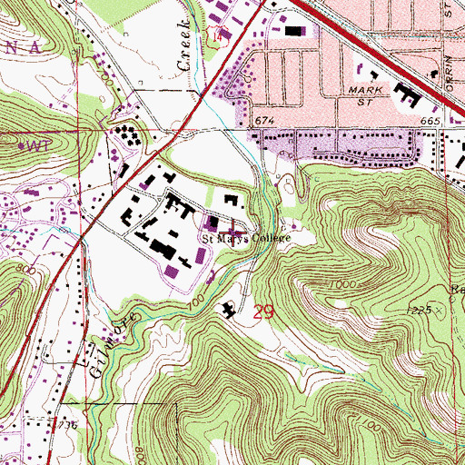 Topographic Map of Christian Brothers Residence, MN
