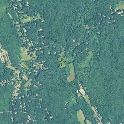 Aerial/Satellite Image of Baker Brook, CT