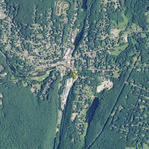 Aerial/Satellite Image of Baker Brook, CT