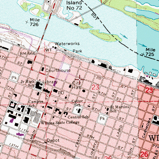 Topographic Map of Tree of Growth Universal Church, MN
