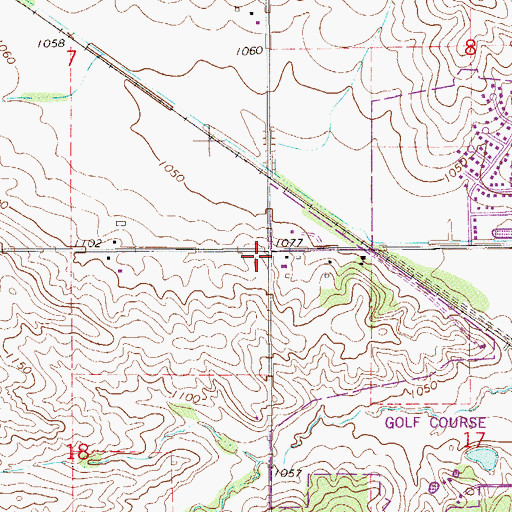 Topographic Map of Holy Spirit Parish, MN