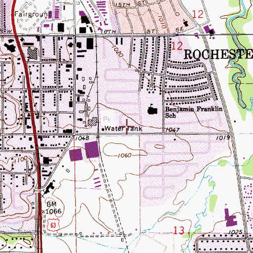 Topographic Map of Soul Harbor Christian Fellowship, MN