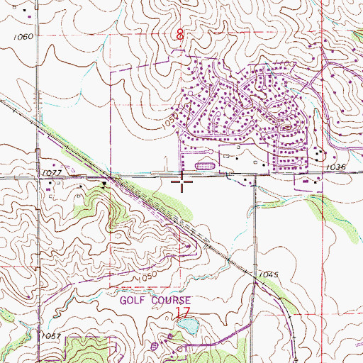 Topographic Map of Christ Community Church, MN