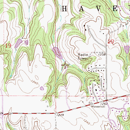 Topographic Map of Bethesda Baptist Church, MN