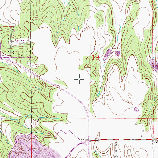 Topographic Map of Christ Our Rock Lutheran Church, MN