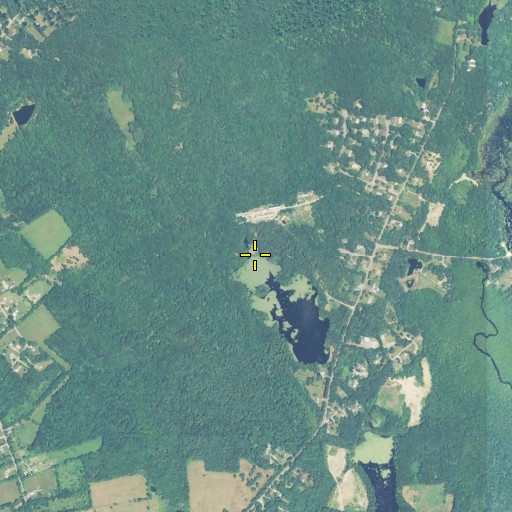 Aerial/Satellite Image of Ballymahack Brook, CT