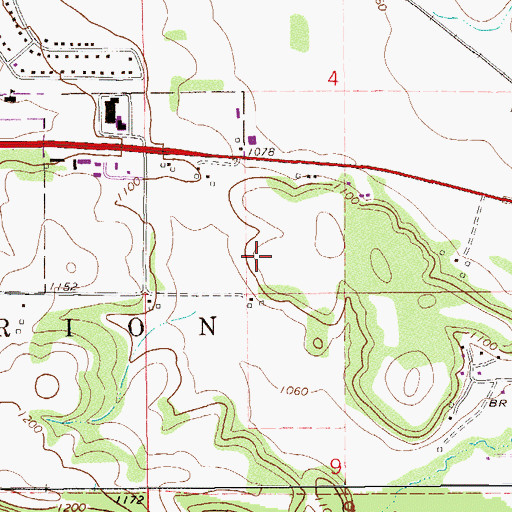 Topographic Map of Valleyside Estates Park, MN