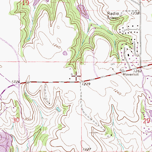Topographic Map of Century Hills Park, MN