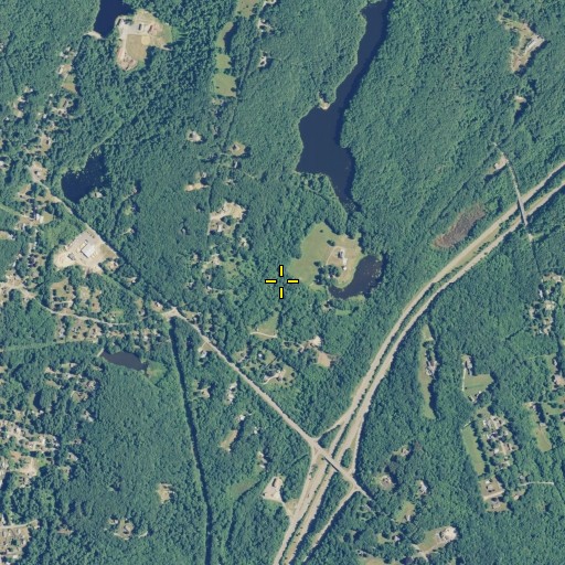 Aerial/Satellite Image of Baptist Brook, CT