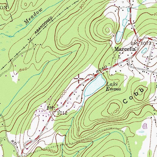 Topographic Map of Green Pond Golf Course, NJ